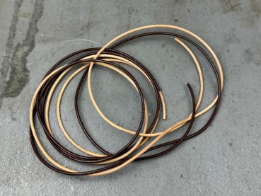 Lederschnur rund 2mm braun